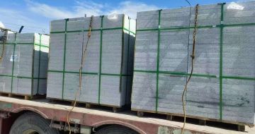 宜春 芝麻白花岗岩地铺石装车日常