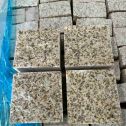 宜春 黄金麻花岗岩自然面小方块，弹石，马蹄石等