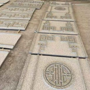 宜春 白麻花岗岩外墙立面雕刻板
