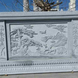 宜春 芝麻白大型照壁，屏风，影壁