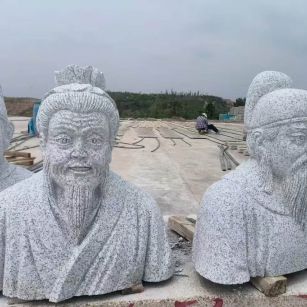 宜春 白麻花岗岩石材人物立体雕刻