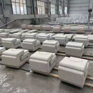 宜春 白麻花岗岩异形加工-石凳，坐凳