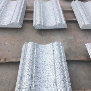 宜春 白麻花岗岩光面别墅线条