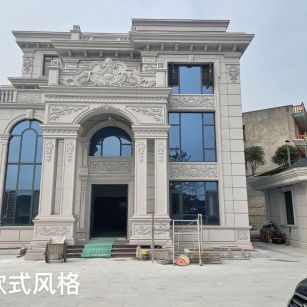 宜春 白麻花岗岩别墅外墙干挂