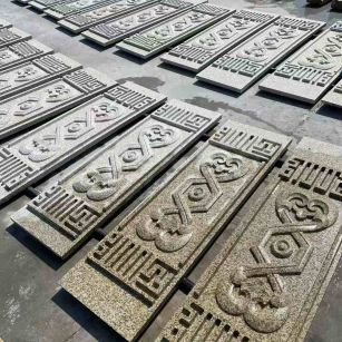 宜春 黄金麻花岗岩外墙雕刻板