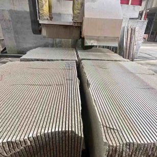 宜春 车间生产日常，黄金麻白麻花岗岩