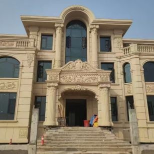 宜春 黄金麻花岗岩别墅外墙干挂