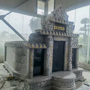 宜春 芝麻白墓碑效果展示图