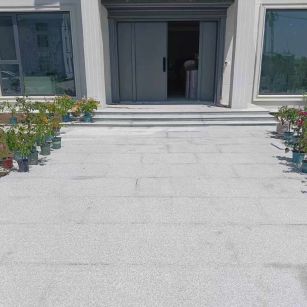 宜春 芝麻白花岗岩地铺石地面铺装