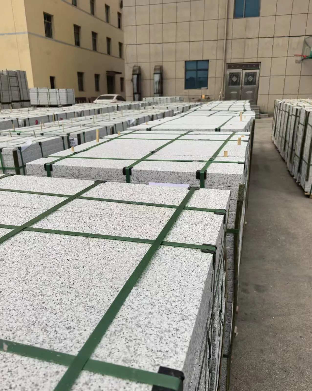 宜春 白麻花岗岩5.0公分荔枝面地铺石