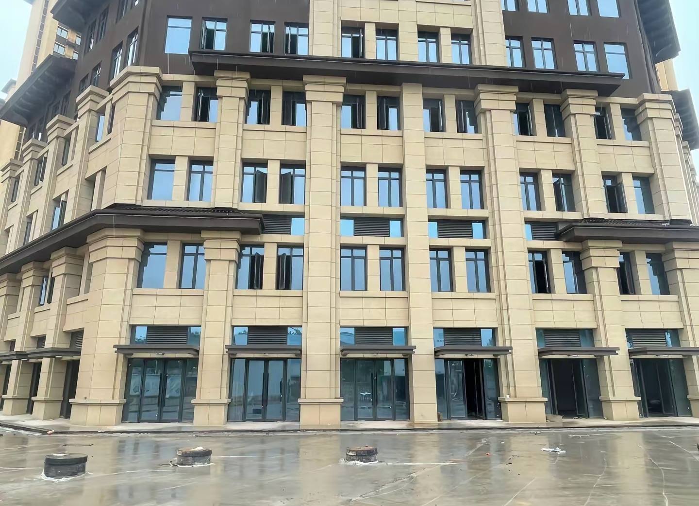 宜春 黄金麻花岗岩荔枝面小区外墙干挂