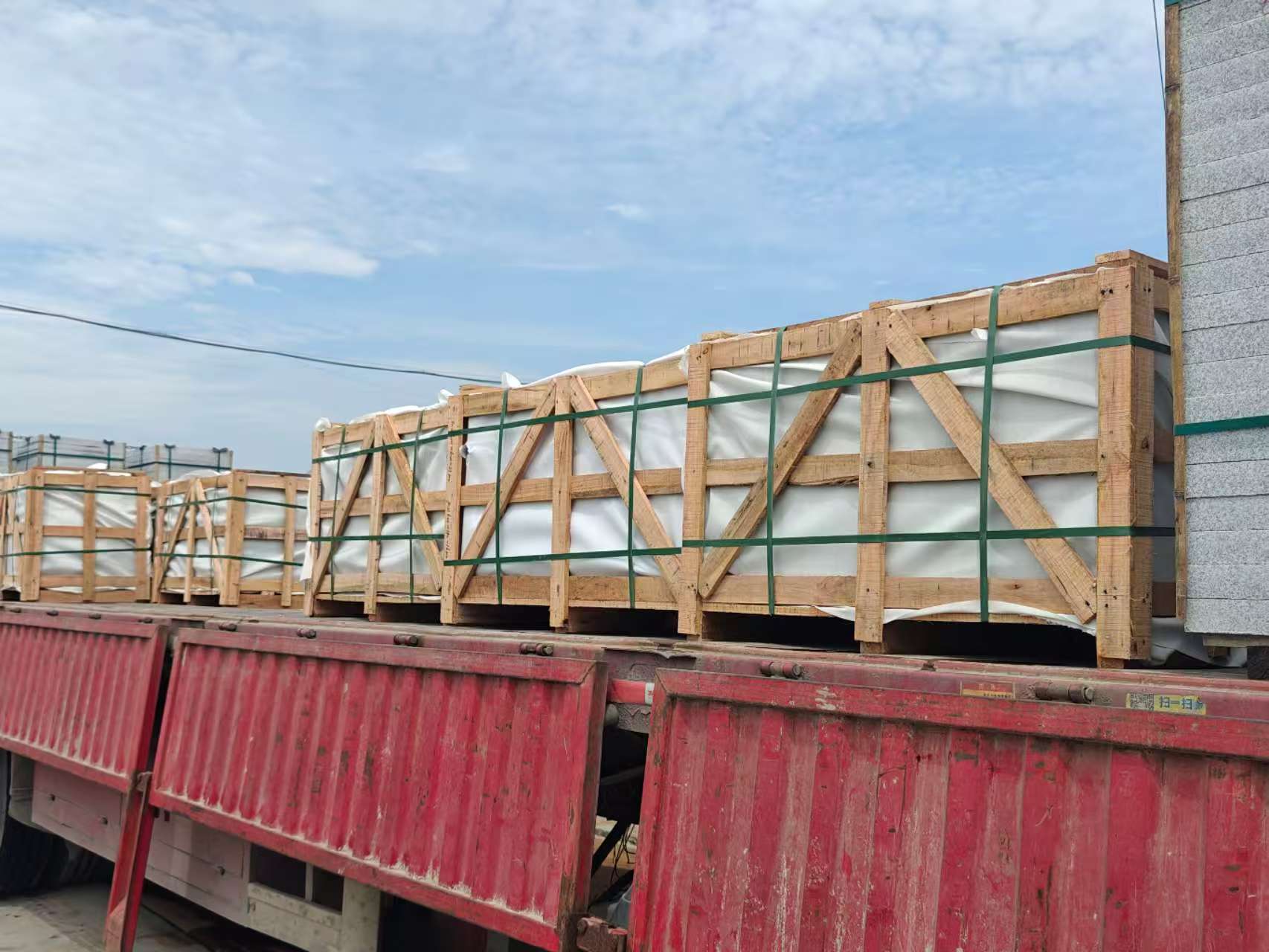 宜春 芝麻白花岗岩地铺石出口专车-泰国游