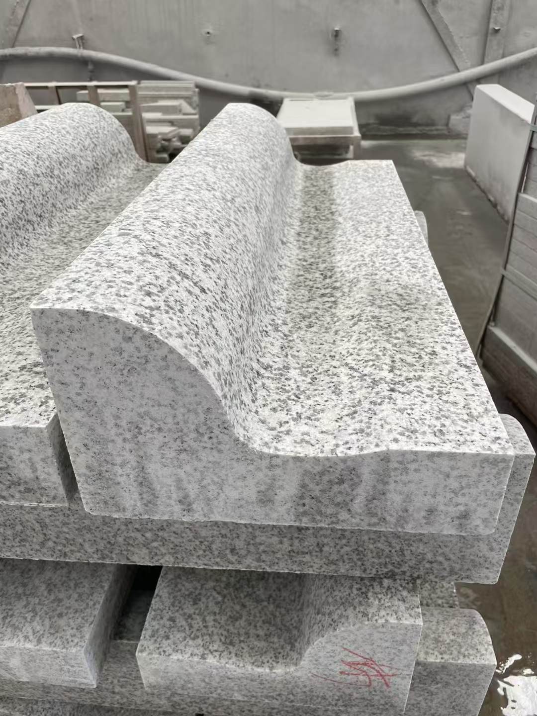 宜春 白麻花岗岩S型路沿石，路侧石，马路牙子等