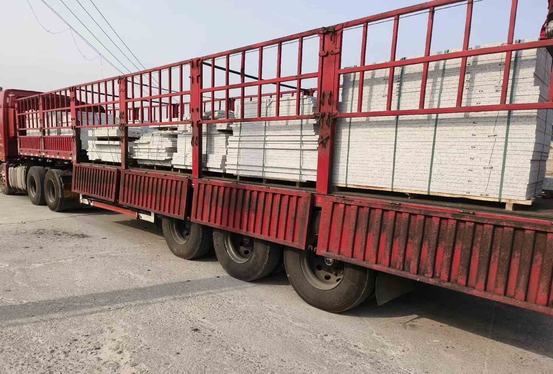 宜春 白麻荔枝面外墙干挂，工厂装车日常