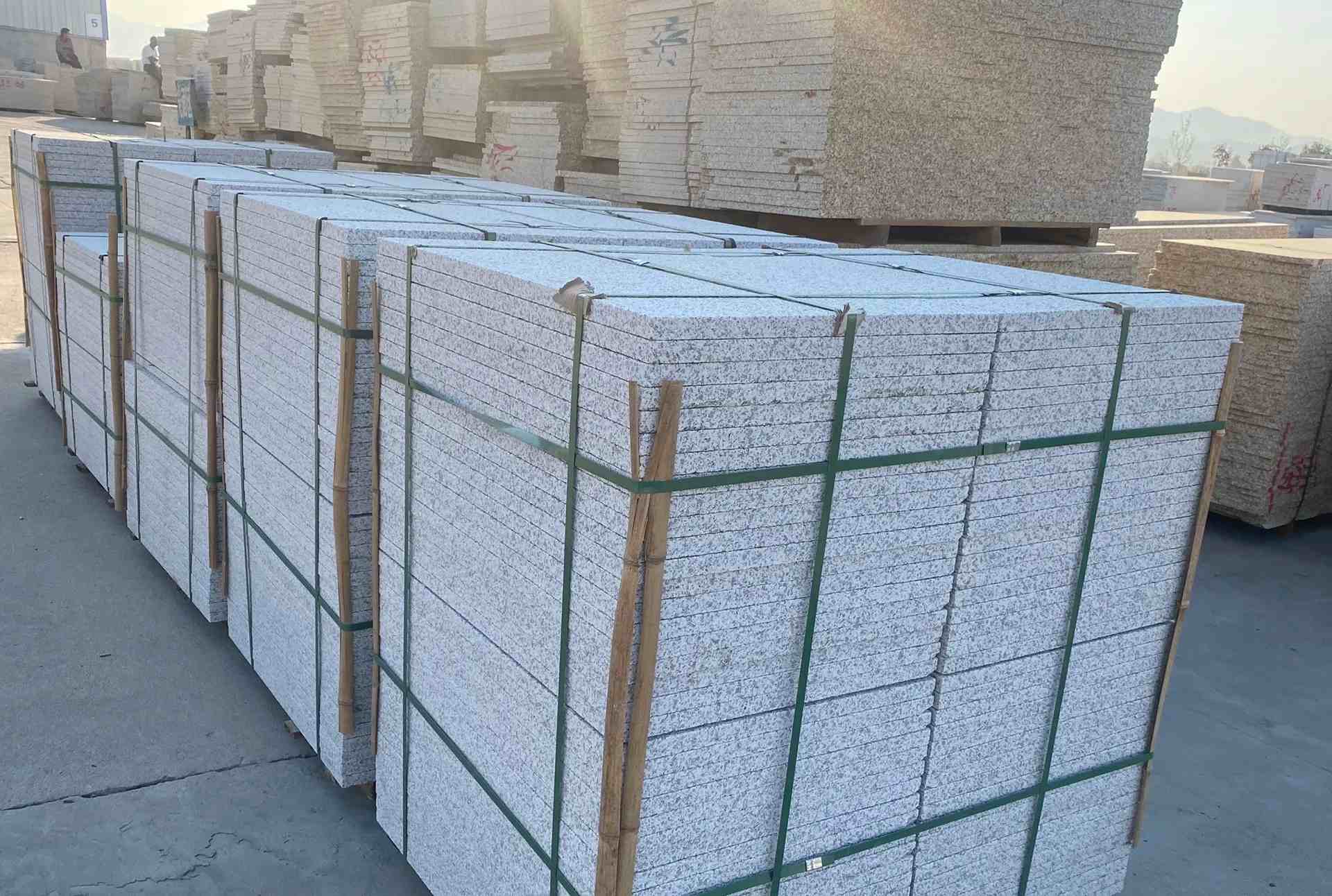 宜春 白麻花岗岩荔枝面地铺石